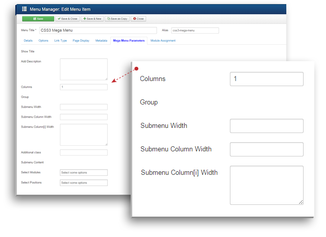 Flexible Width and Columns